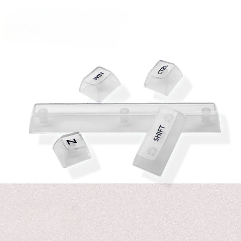 GK002 High-transparency fog-transparent matte transparent keycaps