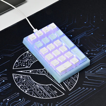 K10 wired RGB numeric keyboard portable TYPE-C interface small mechanical keyboard