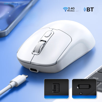 Wireless Bluetooth mouse charging 2.4G silent office compact and practical laptop accessories