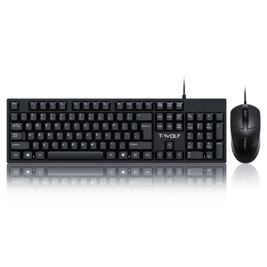 TF500 keyboard and mouse set Spanish business usb wired keyboard mouse game office desktop