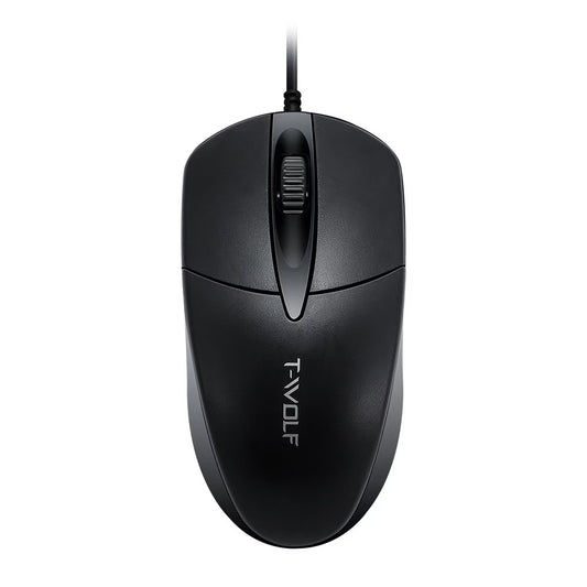 V12 Wired Mouse Classic Laptop Desktop USB Business Office Silent Extended Cable Silent