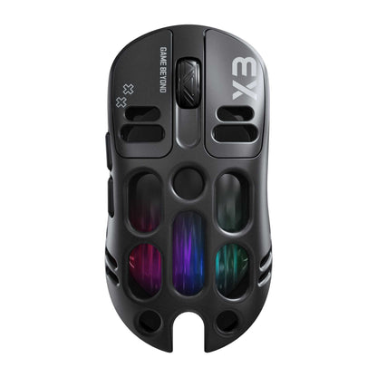 X3 three-mode mouse mechanical high-end competitive hollow game lightweight ergonomics RGB marquee