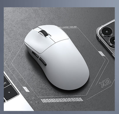Three-mode wireless mouse lightweight PAW3311 e-sports game Bluetooth notebook with sticker