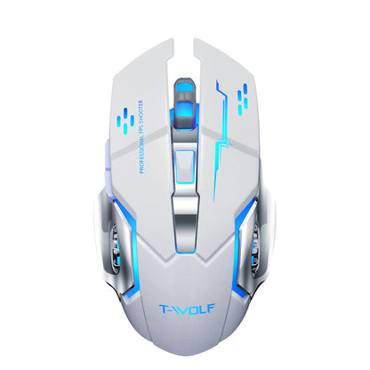 Q13 charging wireless game mouse luminous mechanical mouse mouse