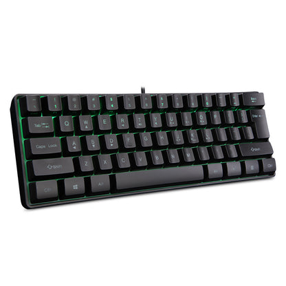 61/62/63 key game office universal keyboard RGB luminous keypad chicken film keyboard