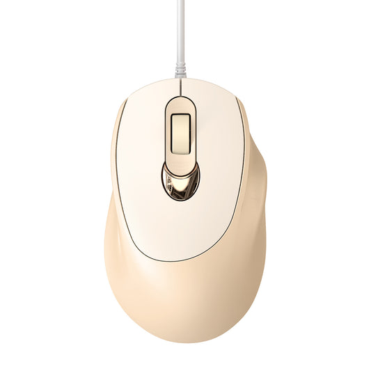 V2 wired mouse 4D business fashion girl mouse office portable mouse private mold