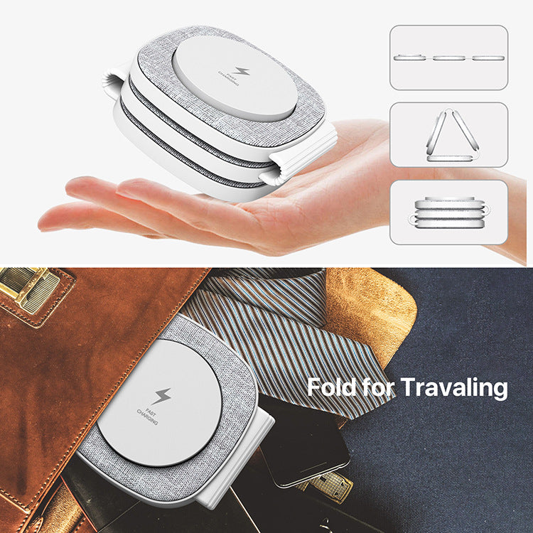 Magnetic folding three-in-one wireless charger, suitable for iPhone14/13/12 watch iwatch wireless charging
