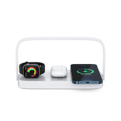 Four-in-one wireless charger, suitable for iPhone Samsung mobile phone watch earphones wireless charging
