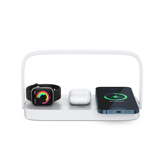 Four-in-one wireless charger, suitable for iPhone Samsung mobile phone watch earphones wireless charging