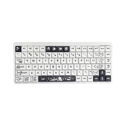 Customized red axis, green axis, low axis computer keyboard, silent office, high-value wireless Bluetooth mechanical keyboard three-mode