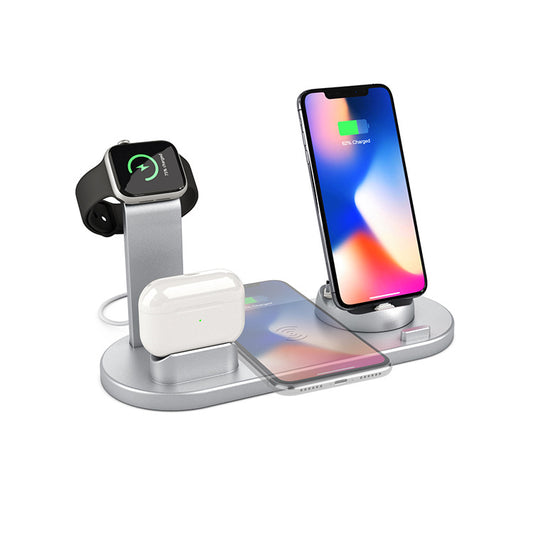 AirPods wireless charging, earphone watch three-in-one iwatch charging bracket QI certification