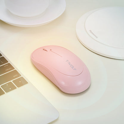 Q18 wireless mouse ultra-thin office business optical mouse girls color fresh gift mouse