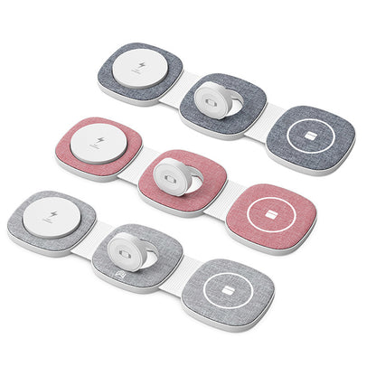 Magnetic folding three-in-one wireless charger, suitable for iPhone14/13/12 watch iwatch wireless charging