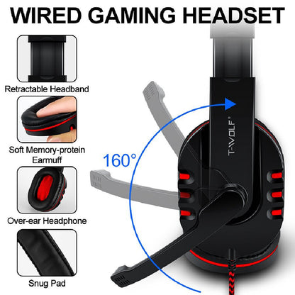 TF800 keyboard and mouse set, earphone four-piece set, game digital luminous Russian, Amazon, Spain
