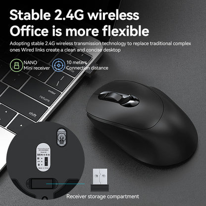 Q8 Wireless Mouse Dual Mode Girls Pink Universal Office Laptop Mouse