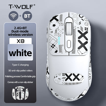 X8 wireless bluetooth mouse charging game office luminous hot-selling