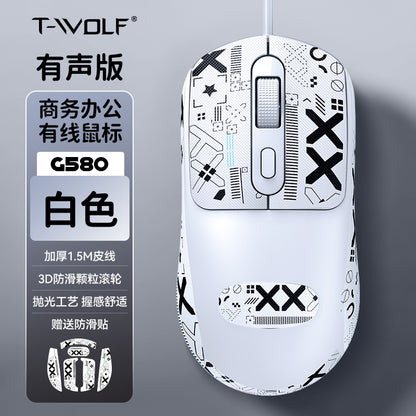 G580 Game Mouse Business Office General Wired Simple Advanced Sense Shit King Mouse
