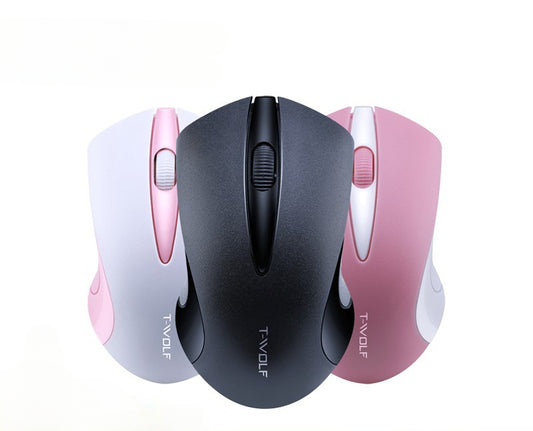 Q2 Wireless Mouse Girls Laptop Desktop Computer Universal Office Battery Compact Mouse