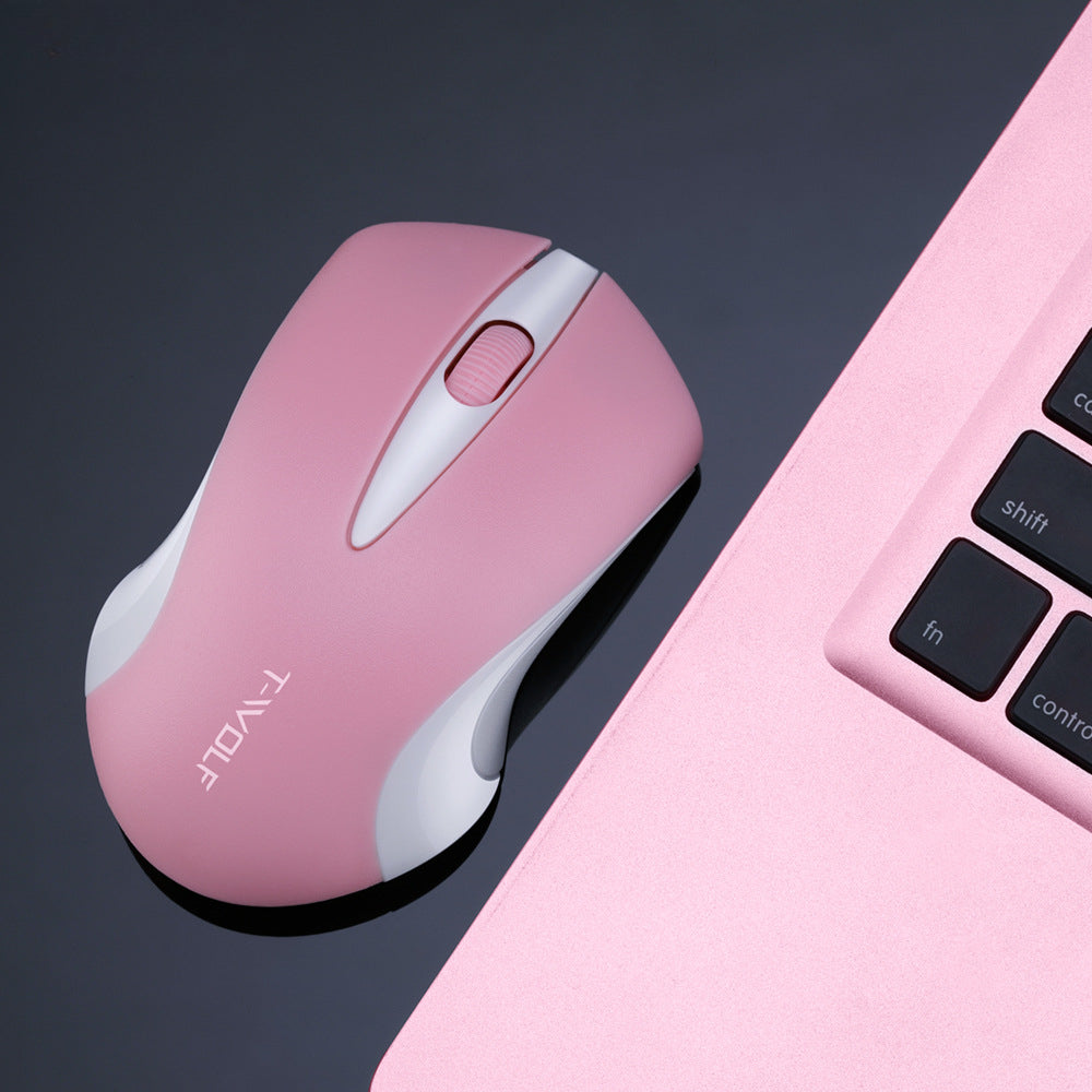 Q2 Wireless Mouse Girls Laptop Desktop Computer Universal Office Battery Compact Mouse