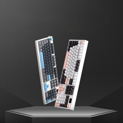 LT104 wireless bluetooth gaming mechanical keyboard customized three-mode wired green axis high-value keyboard