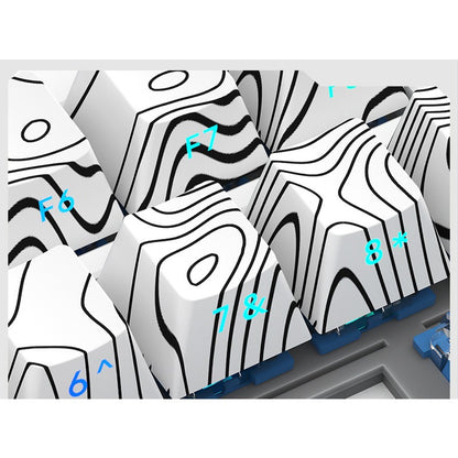 YK820 aluminum alloy mechanical keyboard kit 82 keys gasket bluetooth wireless keyboard