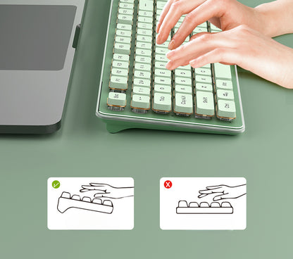 L1 mechanical feel silent wireless keyboard desktop notebook e-sports game office backlit wired keyboard