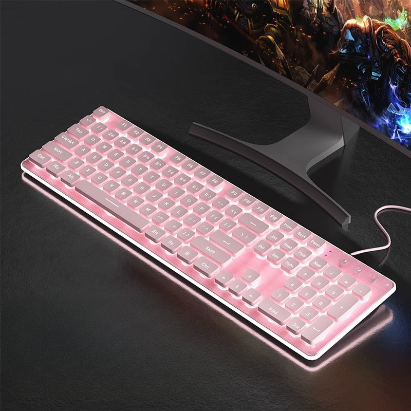 L1 mechanical feel silent wireless keyboard desktop notebook e-sports game office backlit wired keyboard