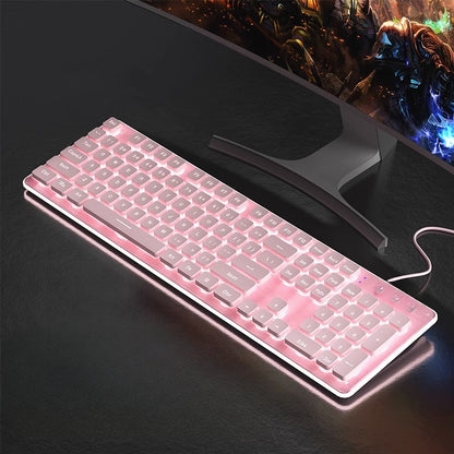 L1 mechanical feel silent wireless keyboard desktop notebook e-sports game office backlit wired keyboard