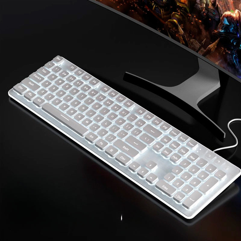 L1 mechanical feel silent wireless keyboard desktop notebook e-sports game office backlit wired keyboard