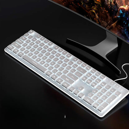 L1 mechanical feel silent wireless keyboard desktop notebook e-sports game office backlit wired keyboard