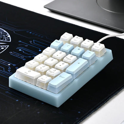 K10 wired RGB numeric keyboard portable TYPE-C interface small mechanical keyboard