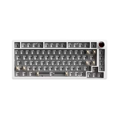 YK820 aluminum alloy mechanical keyboard kit 82 keys gasket bluetooth wireless keyboard