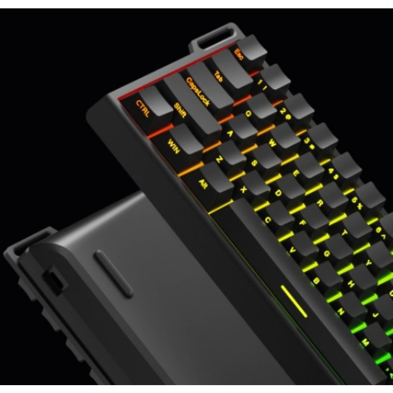 H60HE Bluetooth keyboard 61 key aluminum mechanical magnetic axis keyboard side engraved