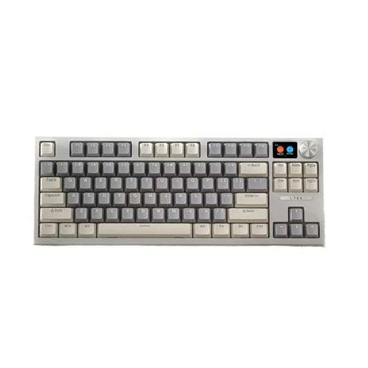 LT84 three-mode hot-swappable wireless bluetooth mechanical keyboard customized wired green axis e-sports gaming keyboard
