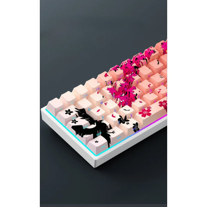 GK61-A Keycaps with high light transmittance side-engraved