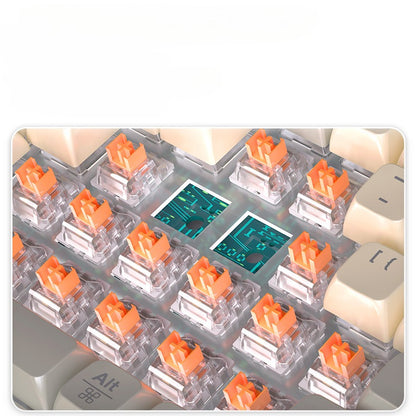 GK65/85/102 Wireless Bluetooth three-mode mechanical keyboard, customized game competitive office keyboard